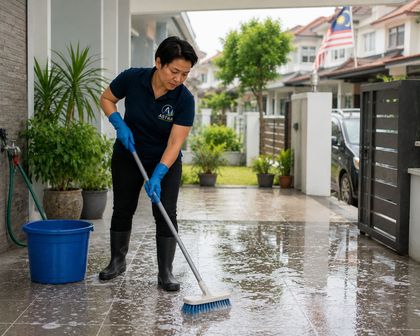 Cleaning Service Cyberjaya Wash House Porch