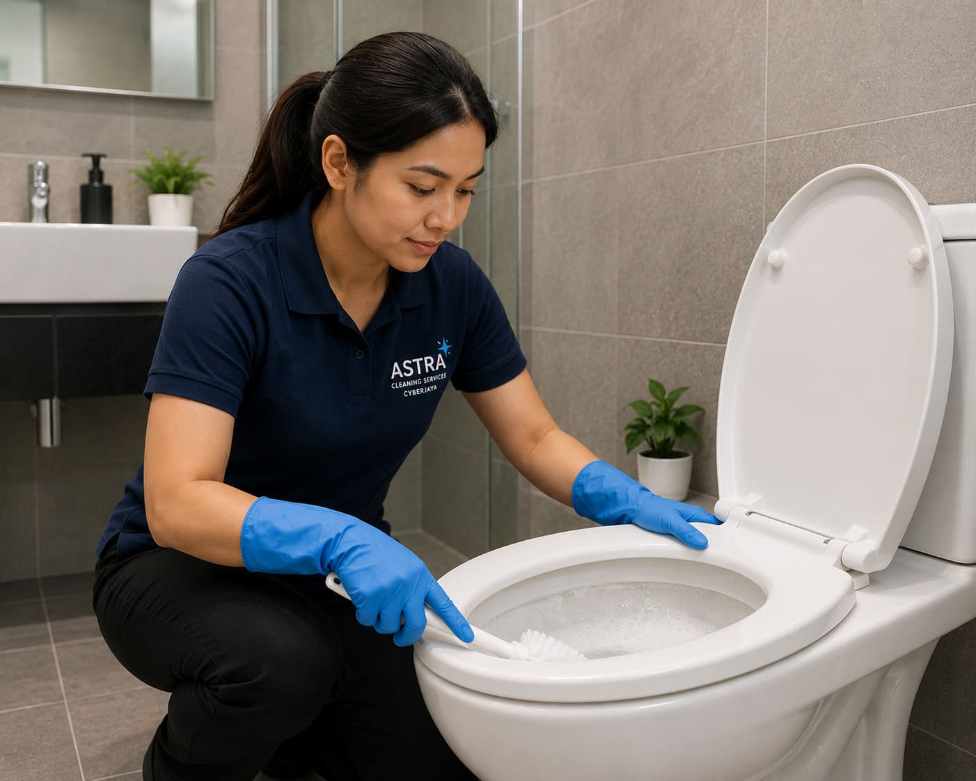 Cyberjaya Cleaning Services Clean Toilet Bowl