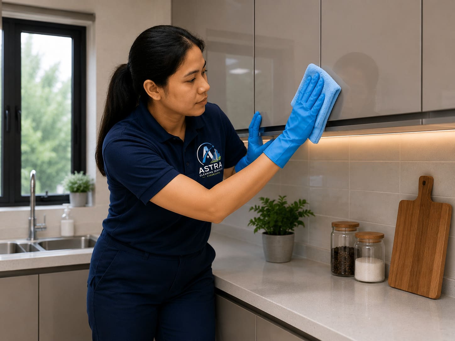 Cyberjaya Deep Cleaning Wipe Kitchen Cabinet